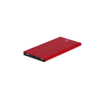 Power Bank 8000mAh Aluminio Reciclado Roj