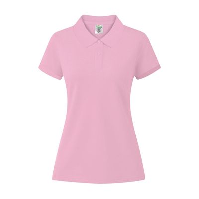 Polo Piqué Mujer 180g/m2 Rosa Xxl