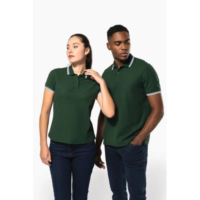 Polo a rayas mujer manga corta
