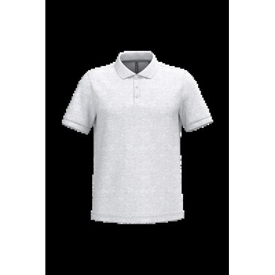 Polo de algodón manga corta para hombre Ash Heather S