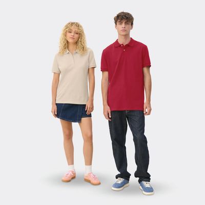 Polo mujer algodón corte cómodo