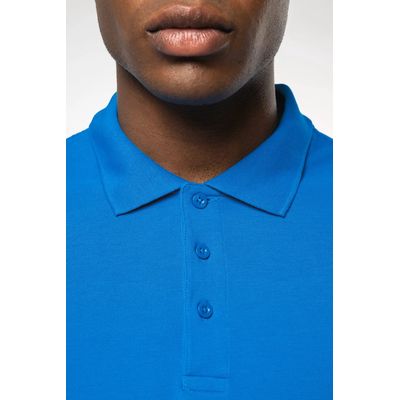 Polo de algodón manga corta para hombre