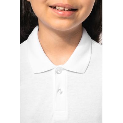 Polo infantil de algodón peinado