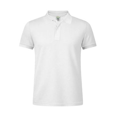 Polo Blanco 100% Algodón Adulto