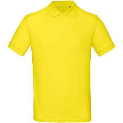 Polo Orgánico Hombre Solar Yellow Xxl