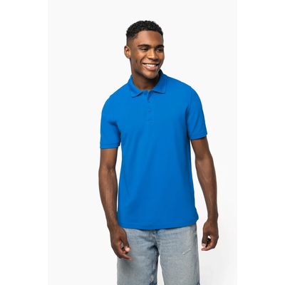 Polo de algodón manga corta para hombre