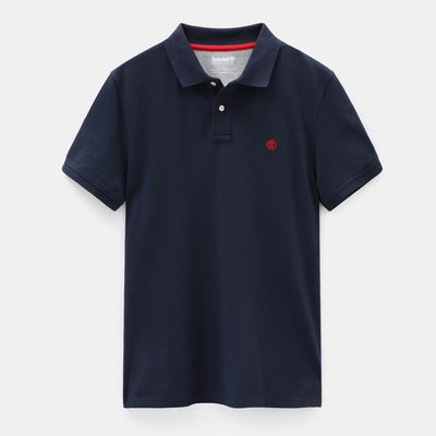 Polo de algodón orgánico Dark Sapphire Xxl