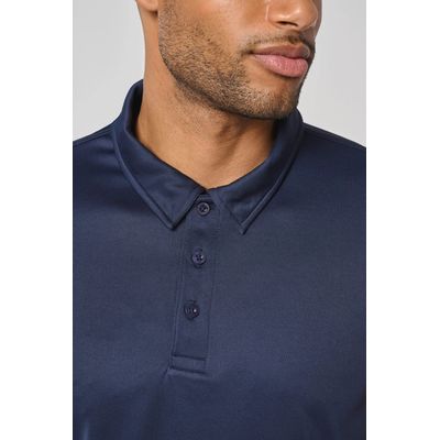 Polo transpirable hombre manga corta