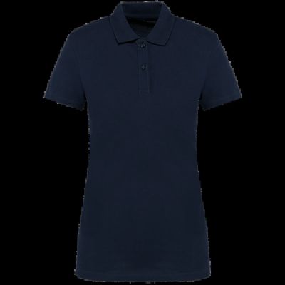 Polo de algodón de manga corta de chica Deep Navy Xxl