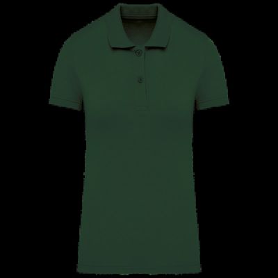 Polo de mujer de algodón orgánico Forest Green Xl