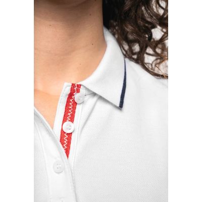 Polo 5 botones mujer