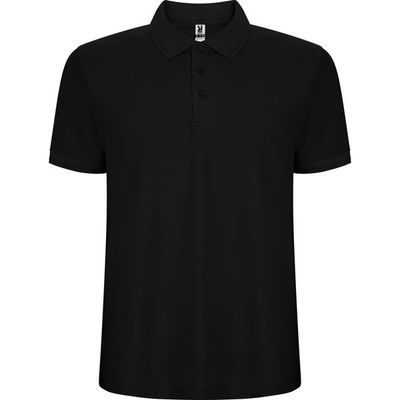 Polo Manga Corta Negro 5Xl