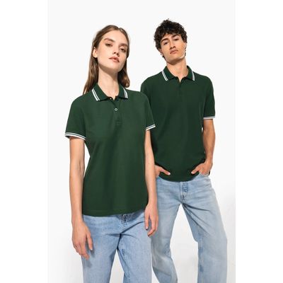 Polo a rayas mujer manga corta