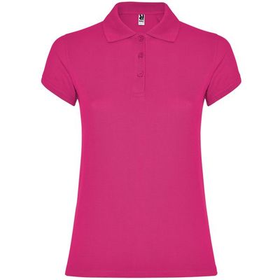 Polo Manga Corta Mujer Colores Roseton M