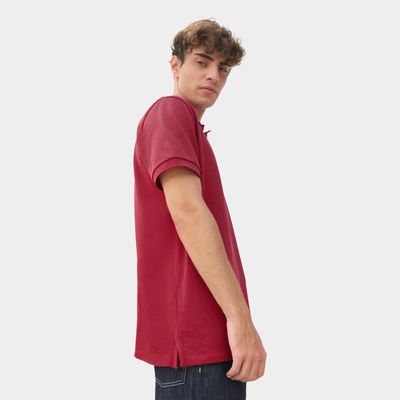 Polo hombre algodón corte cómodo
