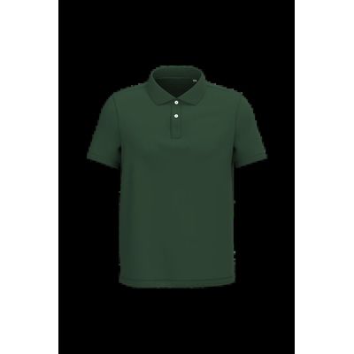Polo algodón orgánico para hombre Forest Green 4Xl