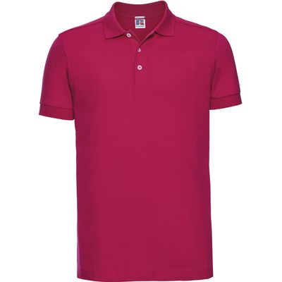Polo corte slim hombre algodón Fuchsia L