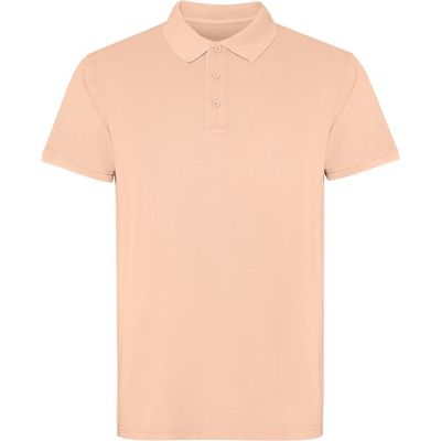 Polo unisex 100% algodón Papaya Claro Lavado S