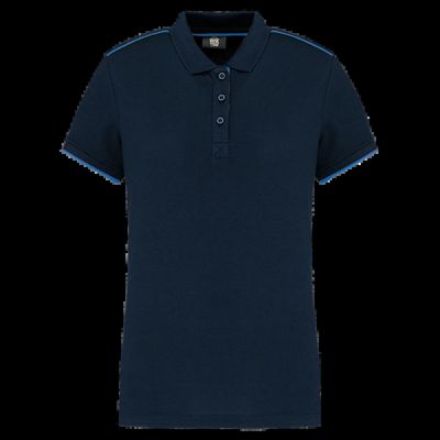 Polo ropa profesional mujer Navy / Light Royal Blue Xxl