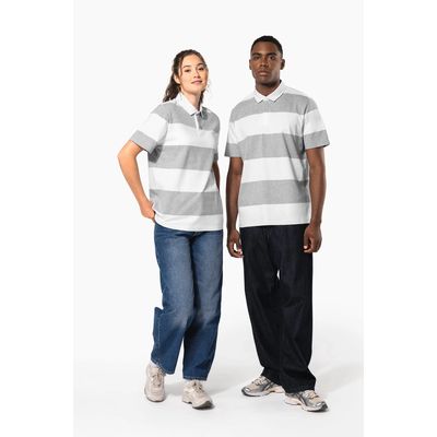 Polo algodón a rayas unisex