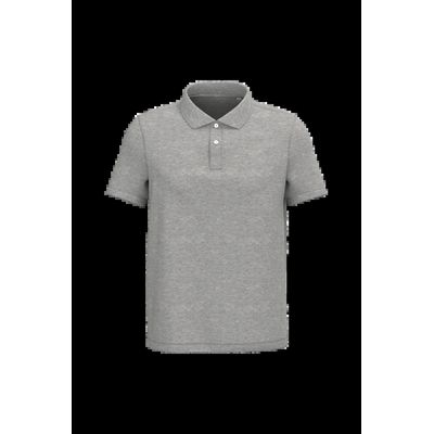 Polo algodón orgánico para hombre Moon Grey Heather 3Xl