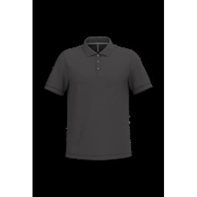 Polo de algodón manga corta para hombre Dark Grey 4Xl