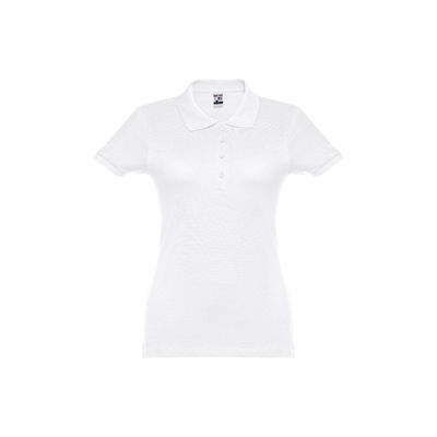 Polo de mujer manga corta de algodón