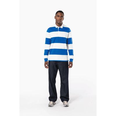 Polo a rayas unisex Manga Larga