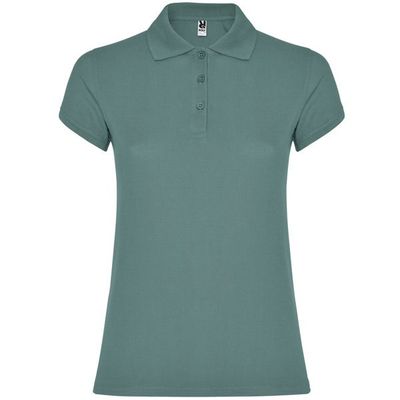 Polo Manga Corta Mujer Colores Azul Calma 3Xl