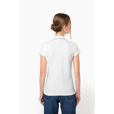 Polo mujer algodón con 5 botones