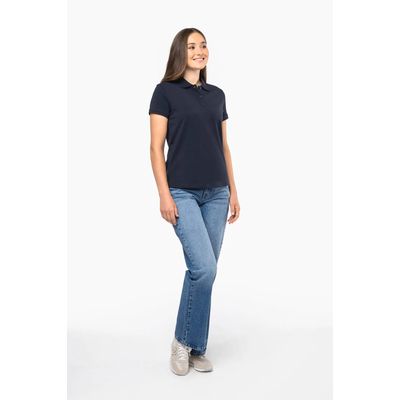 Polo algodón manga corta mujer