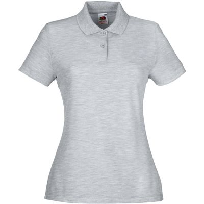 Polo mujer piqué Heather Grey M