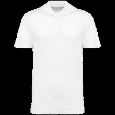 Polo manga corta algodón de calidad White Xl
