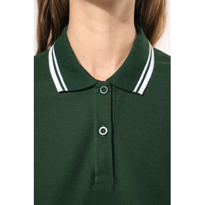 Polo a rayas mujer manga corta