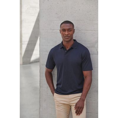 Polo hombre poliéster micropiqué