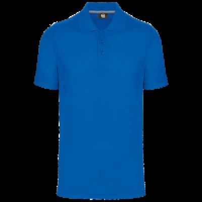 Polo Antibacteriano Hombre uso profesional Light Royal Blue Xxl