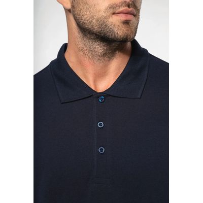 Polo piqué manga larga 100% algodón