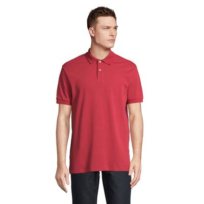 Polo hombre algodón corte cómodo