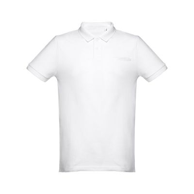 Polo Manga Corta Piqué Blanco L