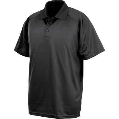 Polo transpirable de secado rápido Black Xs