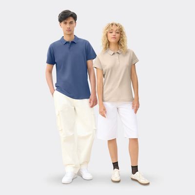 Polo mujer algodón manga corta