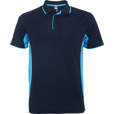 Polo técnico para deporte Marino/Celeste 2Xl