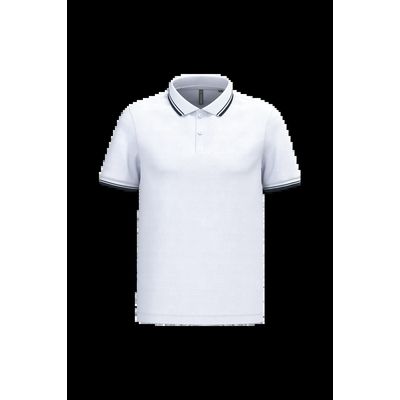 Polo manga corta hombre White / Navy M