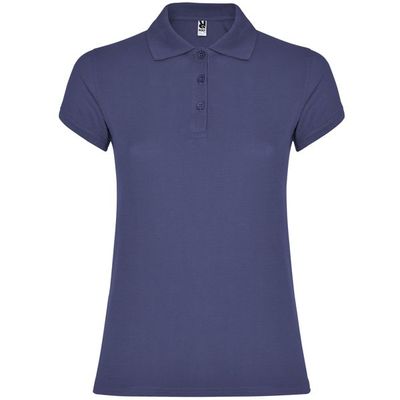 Polo Manga Corta Mujer Colores Azul Denim 2Xl