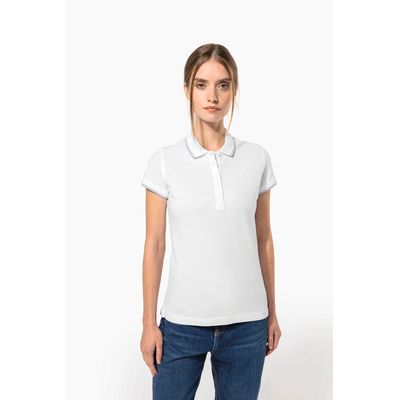 Polo mujer algodón con 5 botones