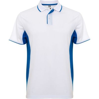 Polo técnico para deporte Blanco/Royal Xl