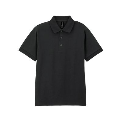 Polo jersey transpirable Black S