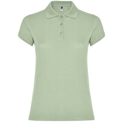 Polo Manga Corta Mujer Colores Verde Mist 3Xl