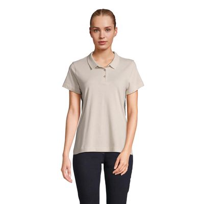 Polo mujer algodón manga corta