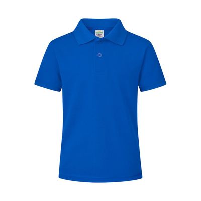 Polo Piqué Niño 180g/m2 Azul Xl